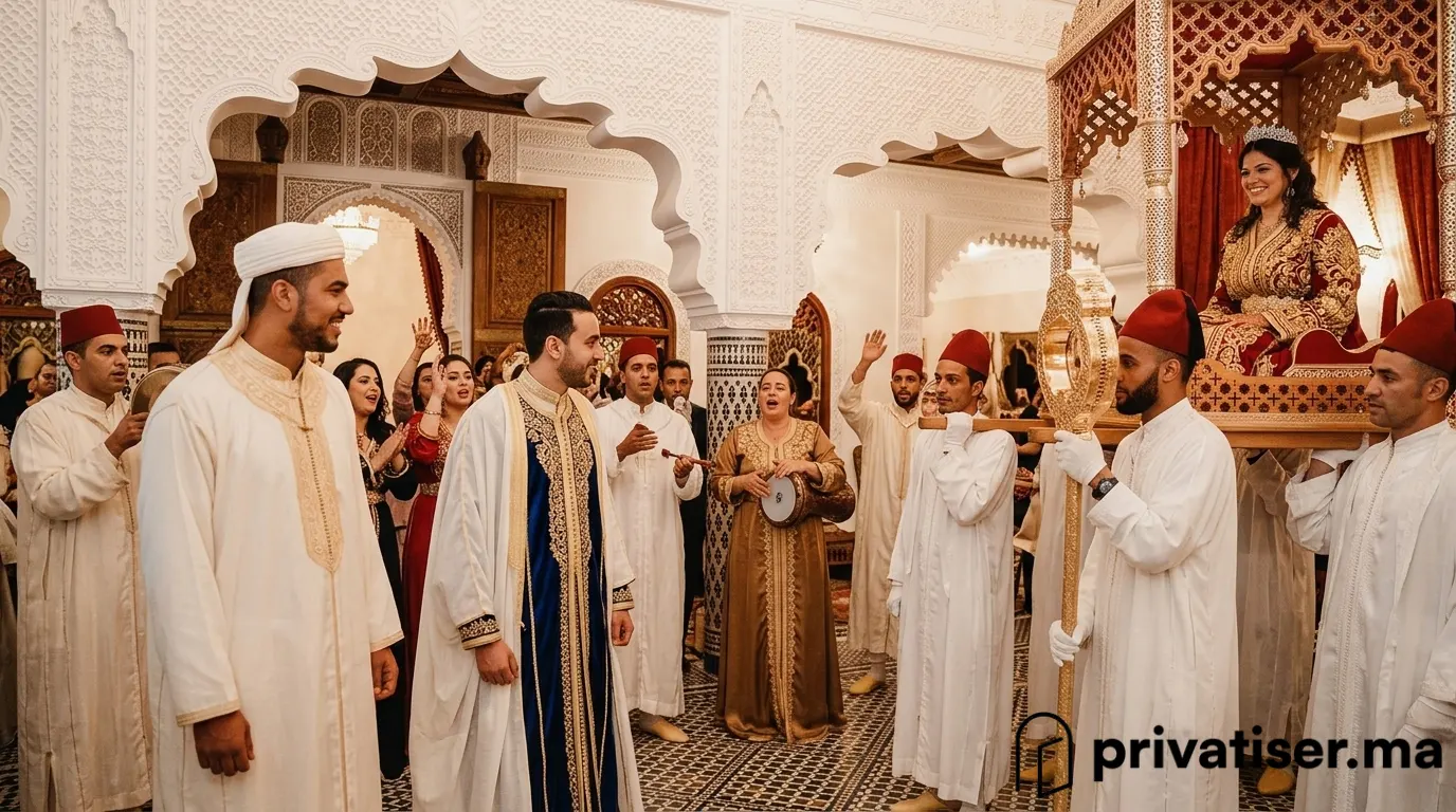 Salle de mariage et lieu de fête à privatiser au Maroc